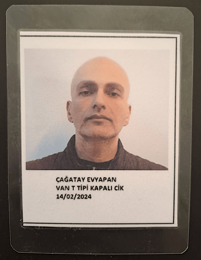 Prison ID Card Photo